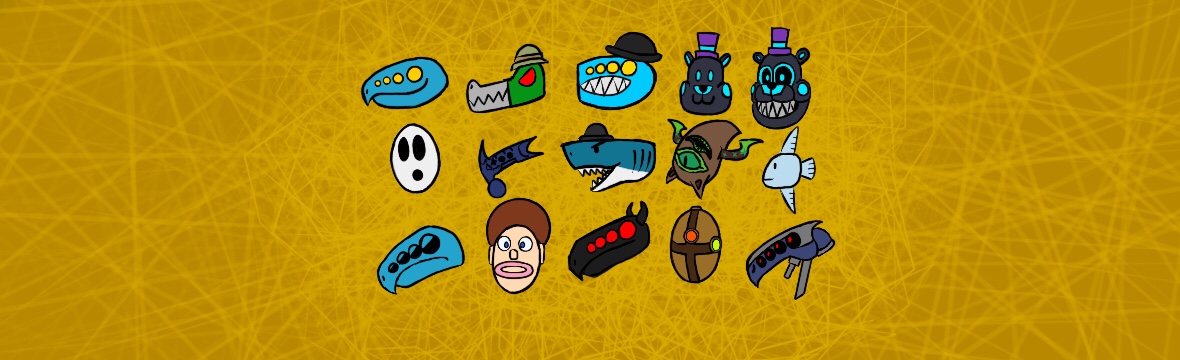 Illustration of the Cyan Crocomire crew