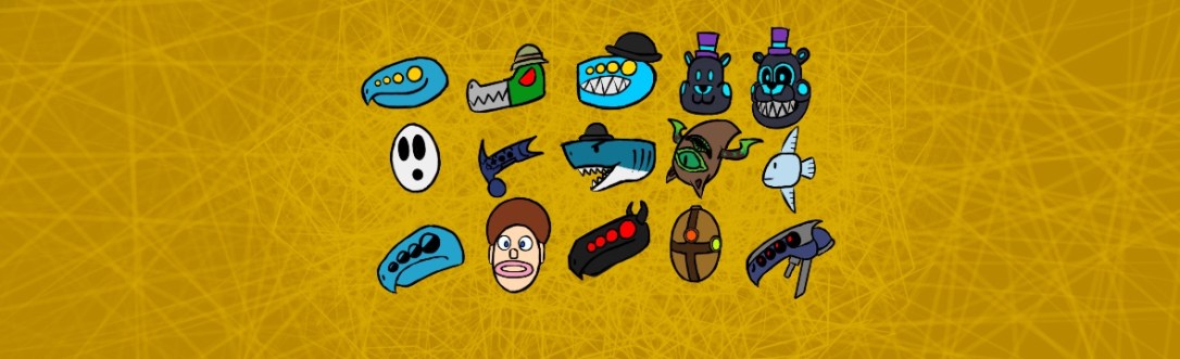 Illustration of the Cyan Crocomire crew